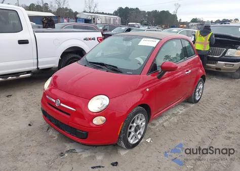 2012 Fiat 500C Pop z USA, uszkodzony, nr VIN 3C3CFFDR1CT340664